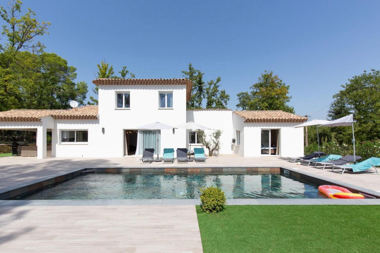 Superbe Villa Seillans La Grande Bastide Avec Piscine, Jardin, Climatisation Et Salle De Sport 外观 照片