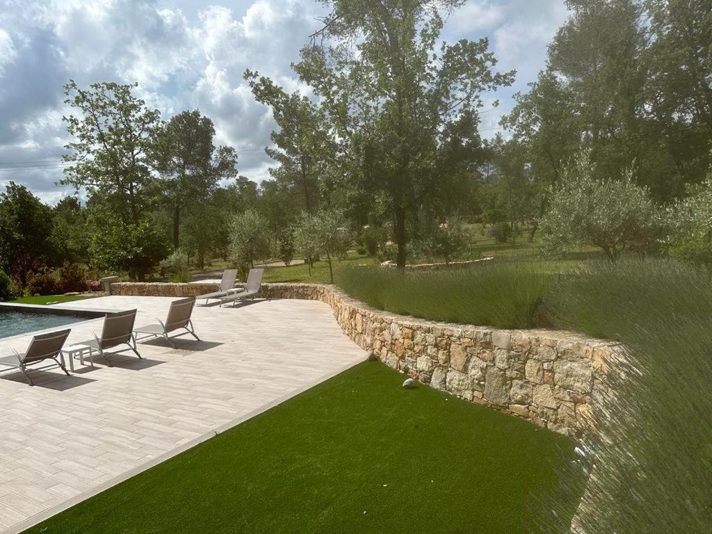 Superbe Villa Seillans La Grande Bastide Avec Piscine, Jardin, Climatisation Et Salle De Sport 外观 照片
